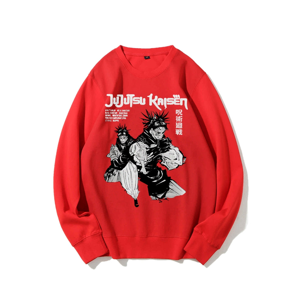 Casual Crewneck Sweatshirt Jujutsu Kaisen