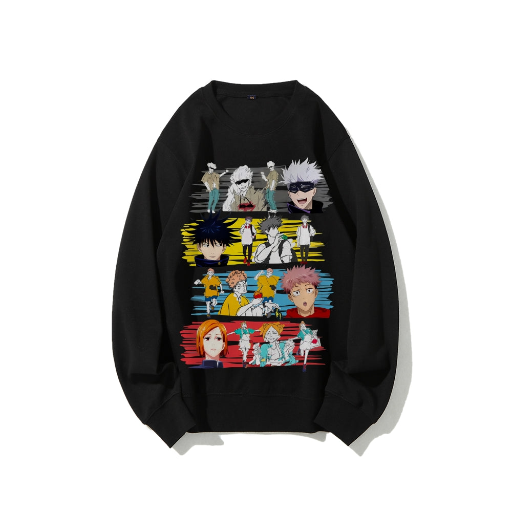 Casual Crewneck Sweatshirt Jujutsu Kaisen
