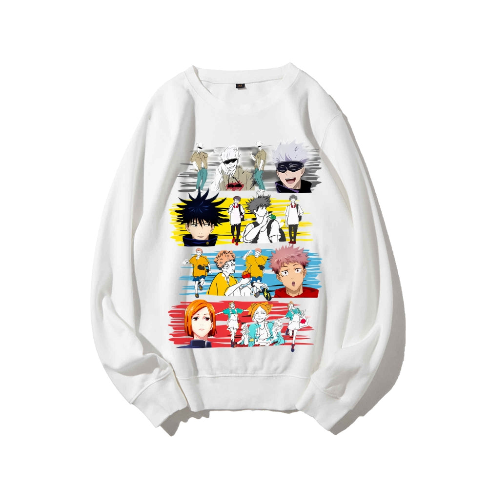 Casual Crewneck Sweatshirt Jujutsu Kaisen