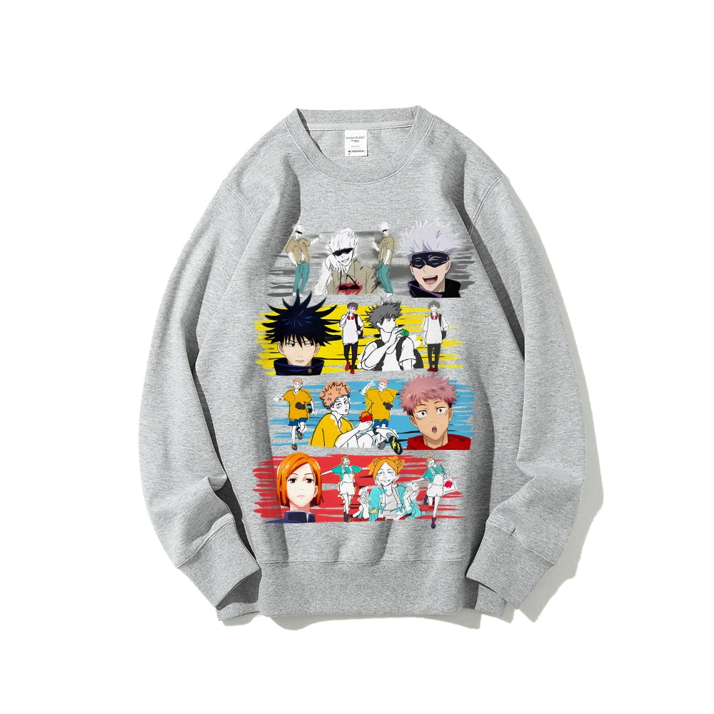 Casual Crewneck Sweatshirt Jujutsu Kaisen