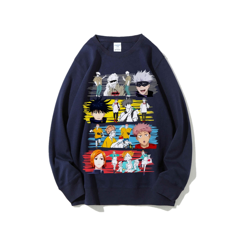 Casual Crewneck Sweatshirt Jujutsu Kaisen