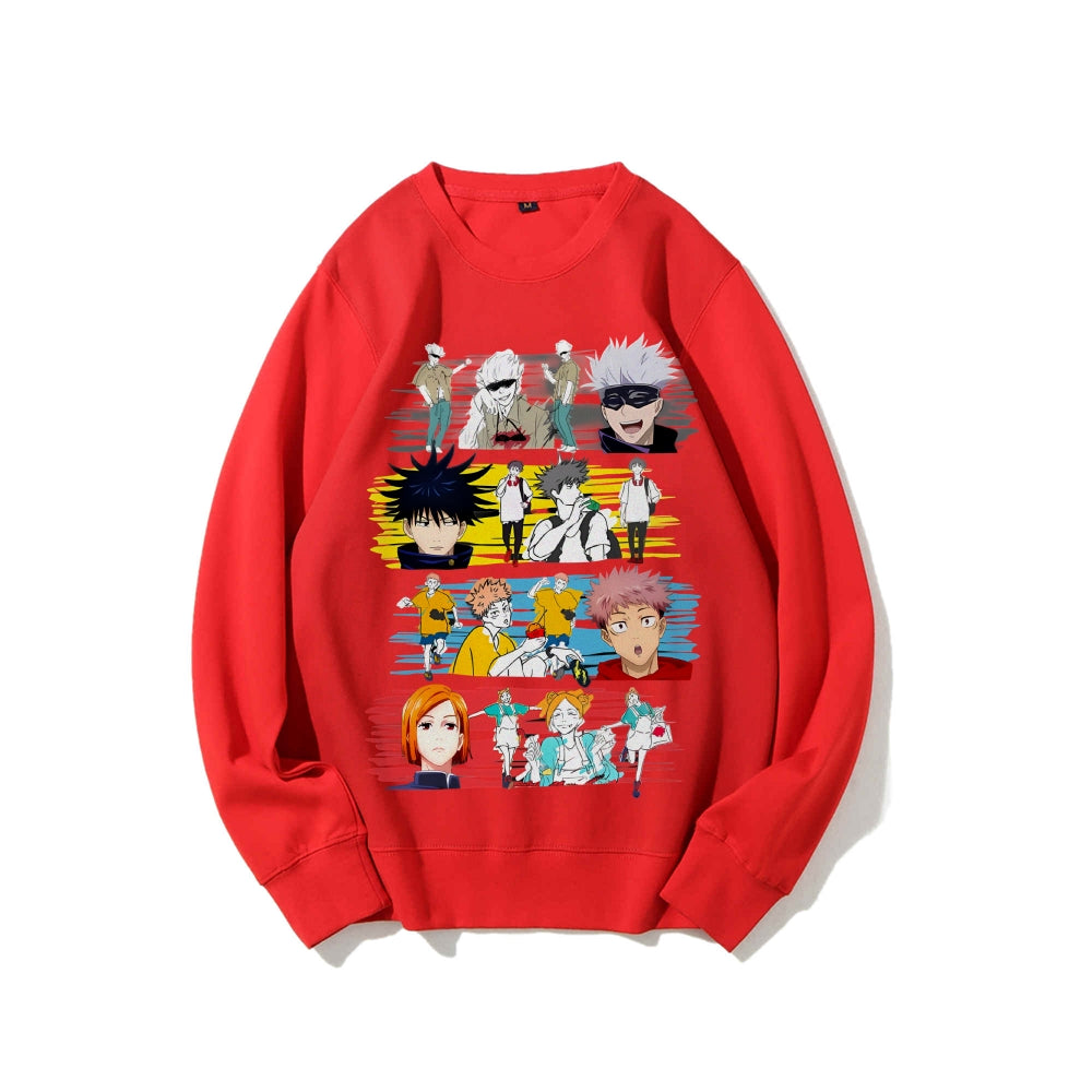 Casual Crewneck Sweatshirt Jujutsu Kaisen