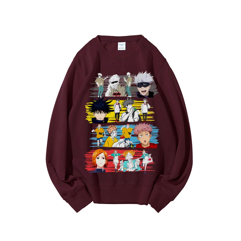 Casual Crewneck Sweatshirt Jujutsu Kaisen