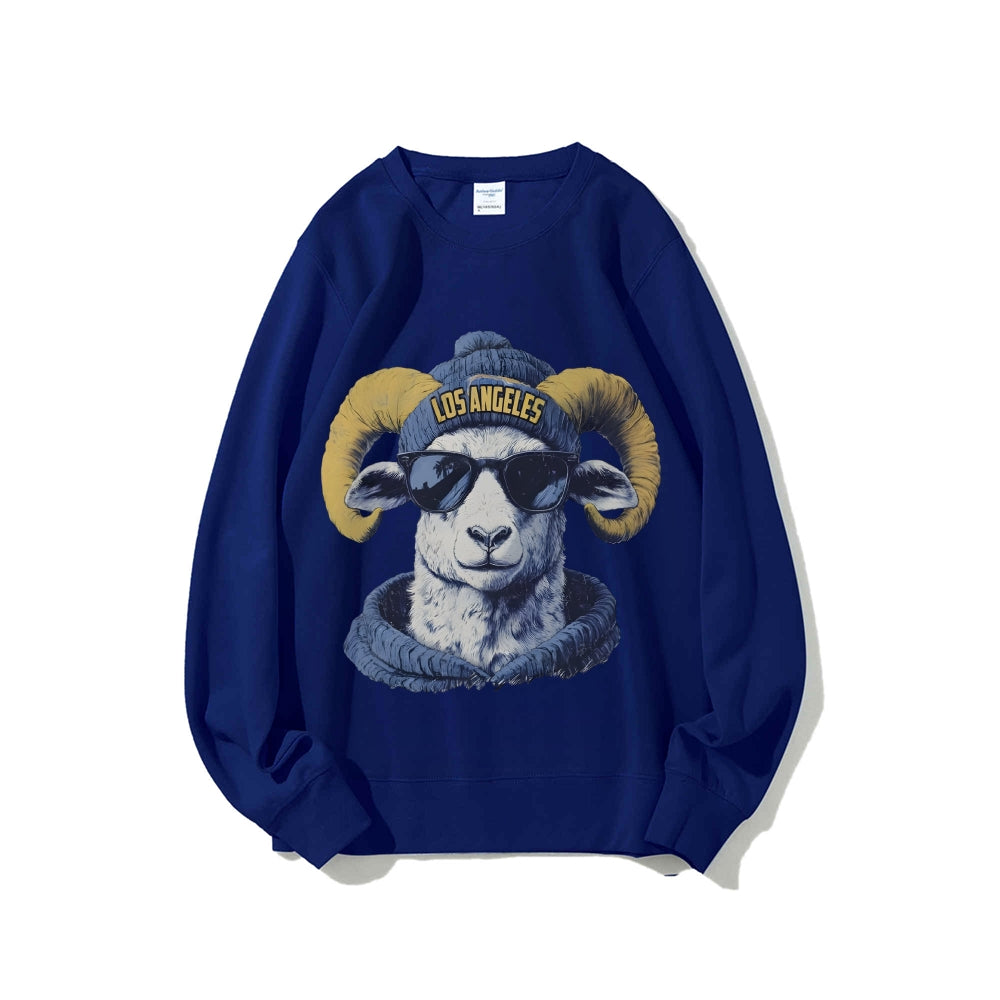 Casual Crewneck Sweatshirt LOS ANGELES
