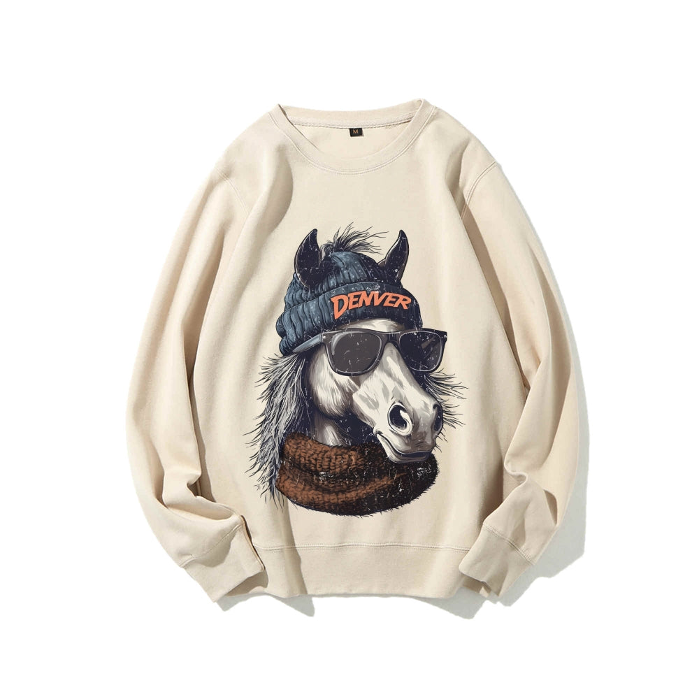Casual Crewneck Sweatshirt DENVER