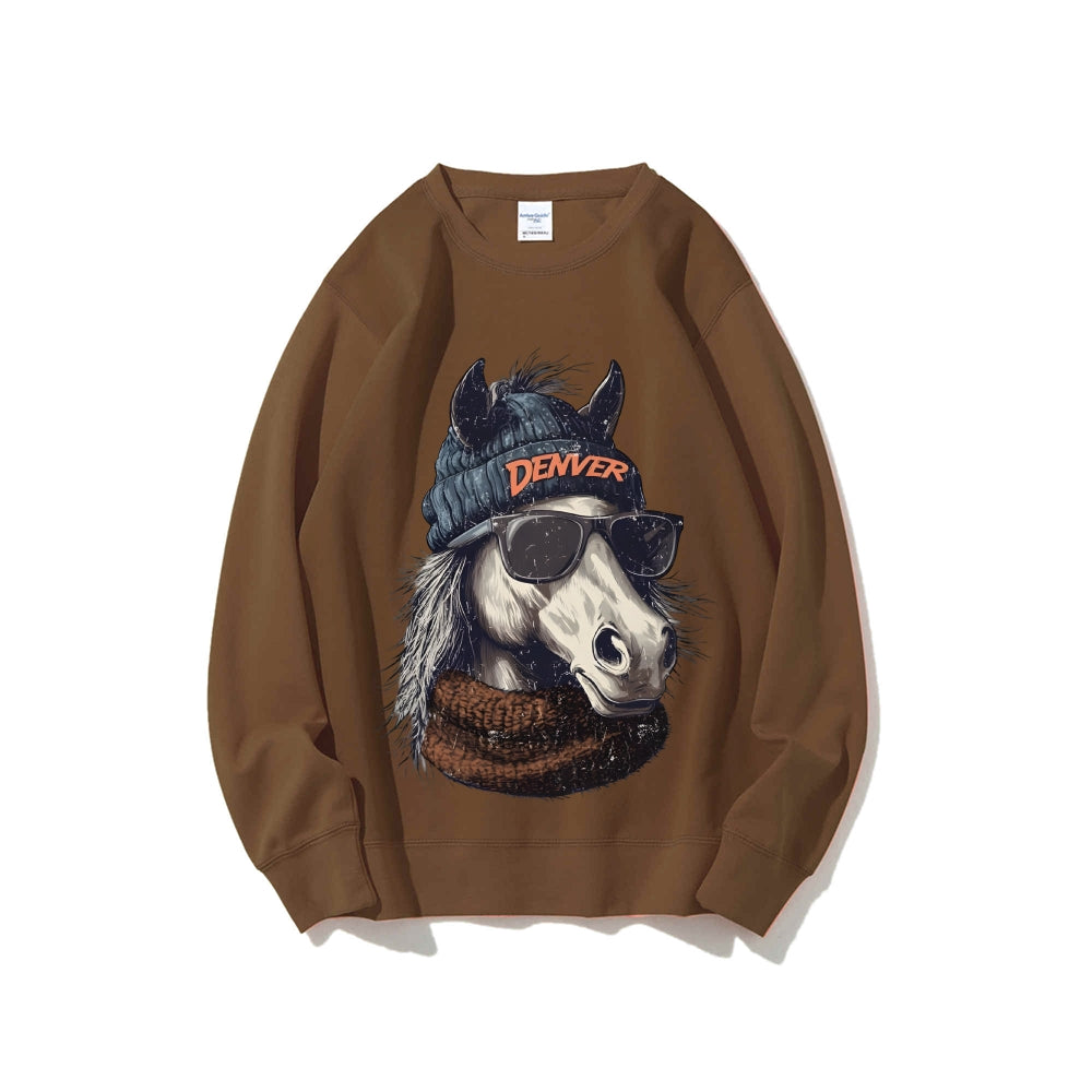 Casual Crewneck Sweatshirt DENVER