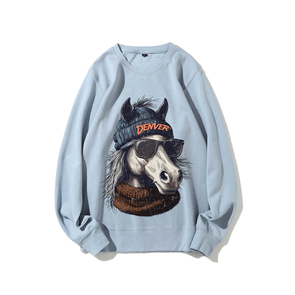 Casual Crewneck Sweatshirt DENVER