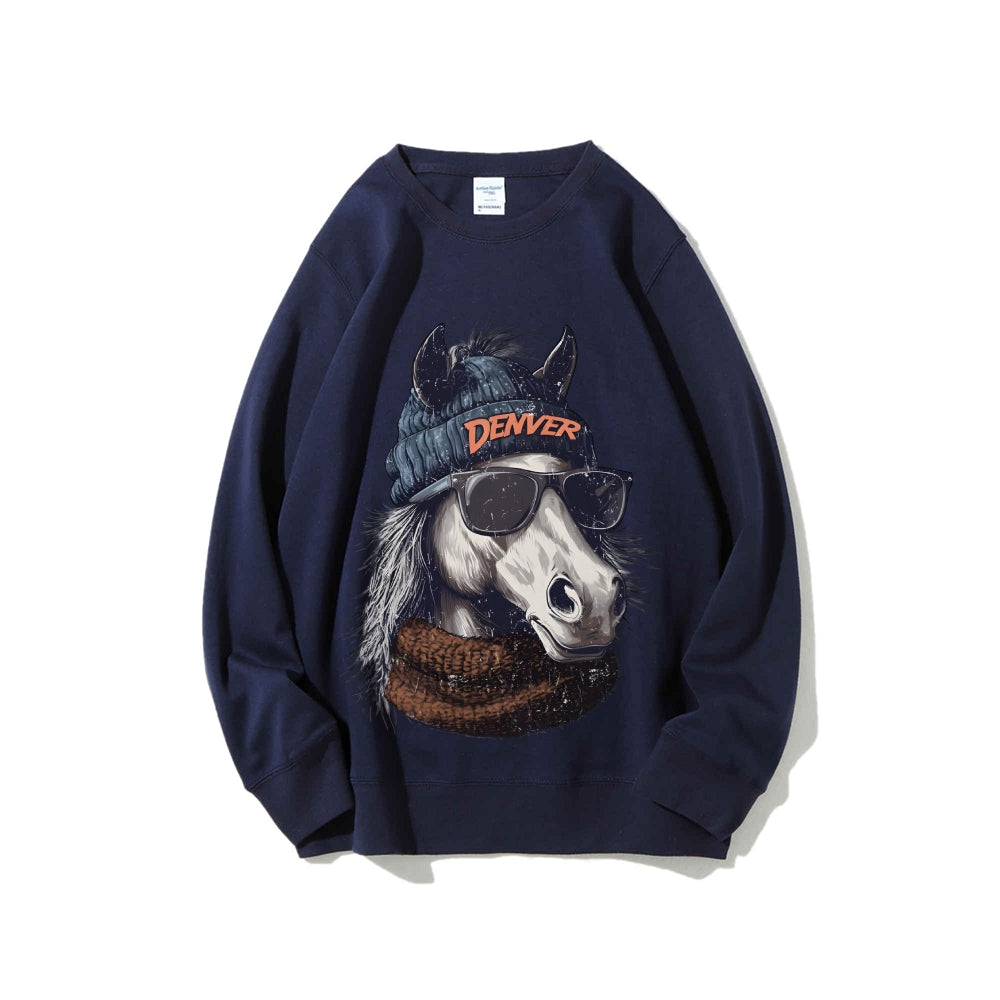 Casual Crewneck Sweatshirt DENVER