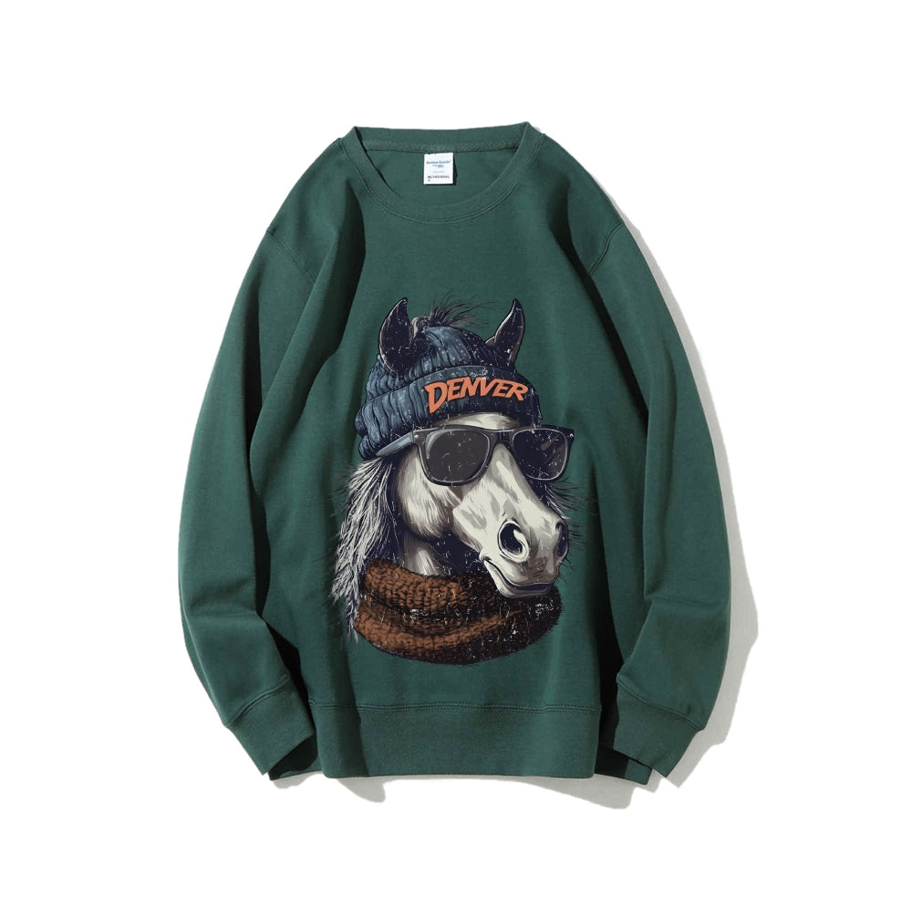 Casual Crewneck Sweatshirt DENVER