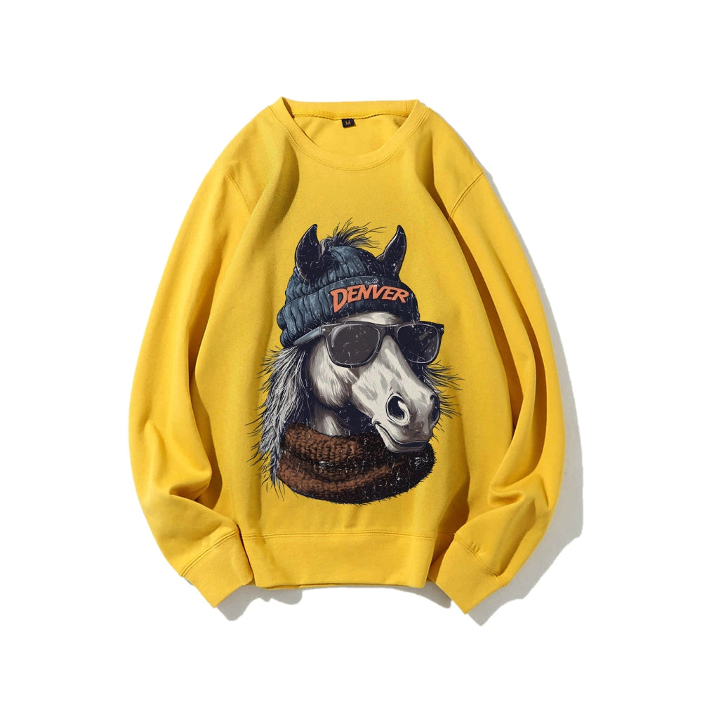 Casual Crewneck Sweatshirt DENVER