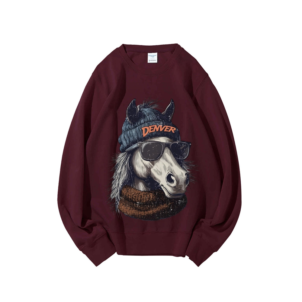 Casual Crewneck Sweatshirt DENVER