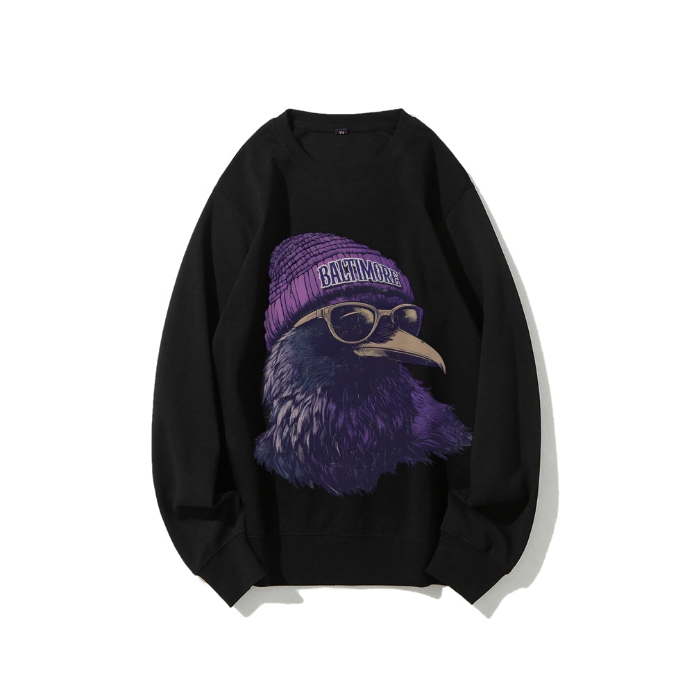 Casual Crewneck Sweatshirt BALTIMORE