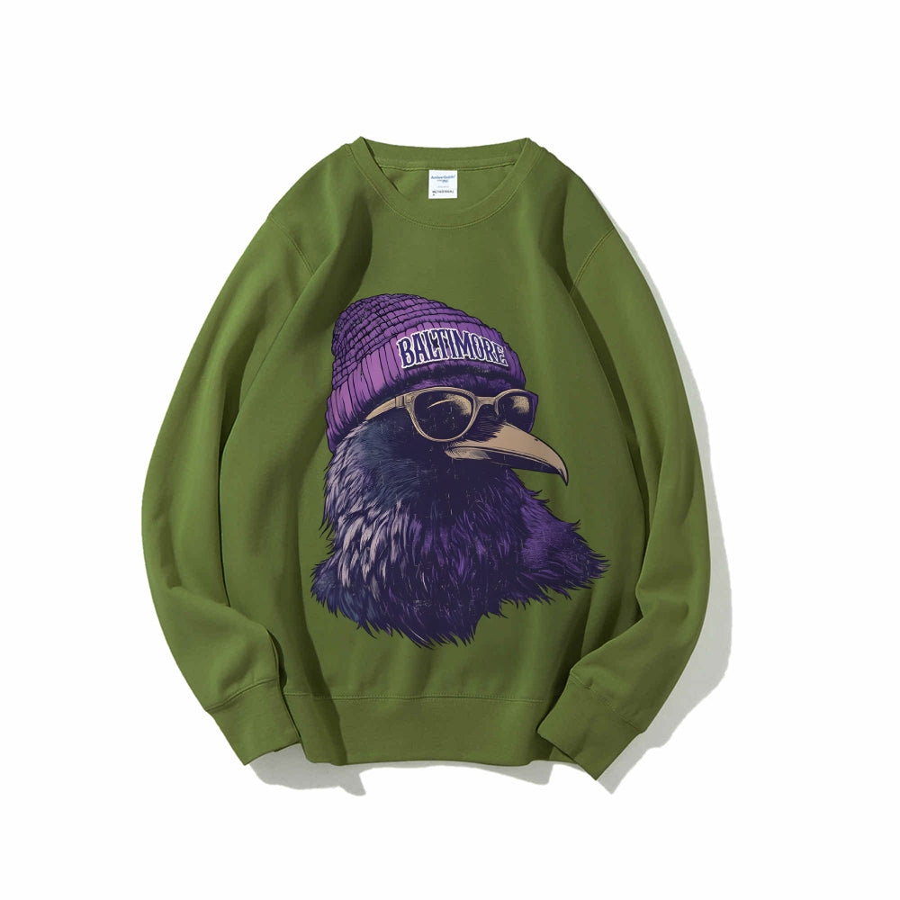 Casual Crewneck Sweatshirt BALTIMORE