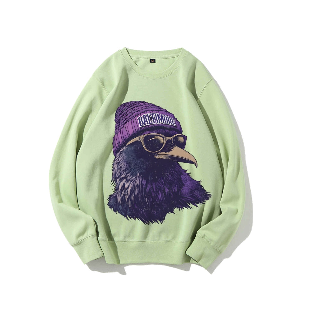 Casual Crewneck Sweatshirt BALTIMORE
