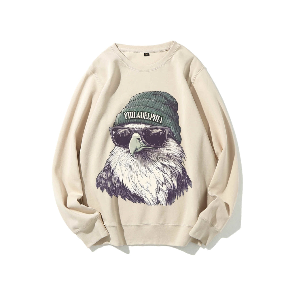 Casual Crewneck Sweatshirt PHILADELPHIA