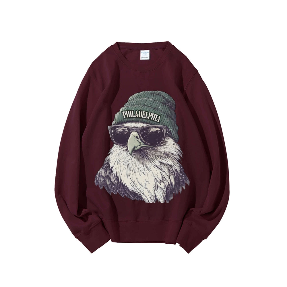 Casual Crewneck Sweatshirt PHILADELPHIA