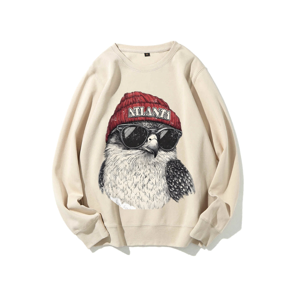Casual Crewneck Sweatshirt ATLANTA