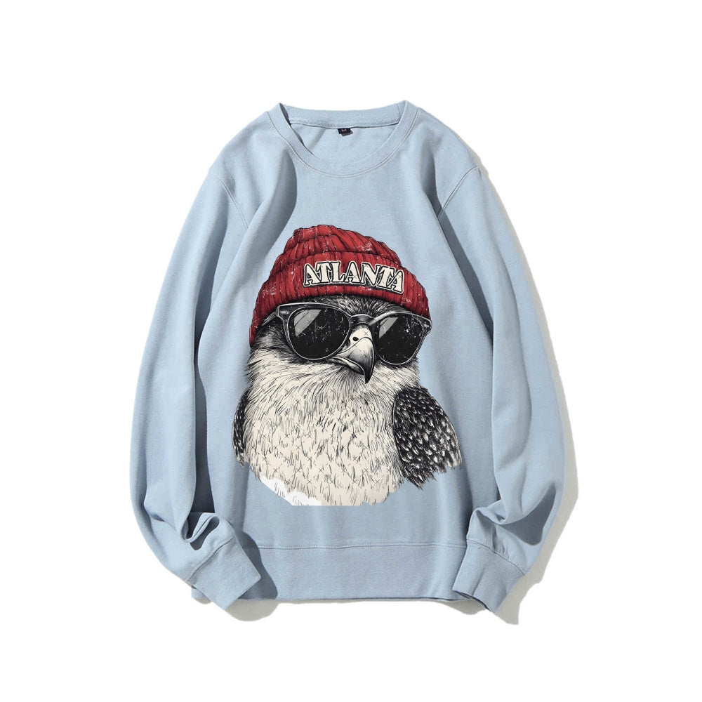 Casual Crewneck Sweatshirt ATLANTA