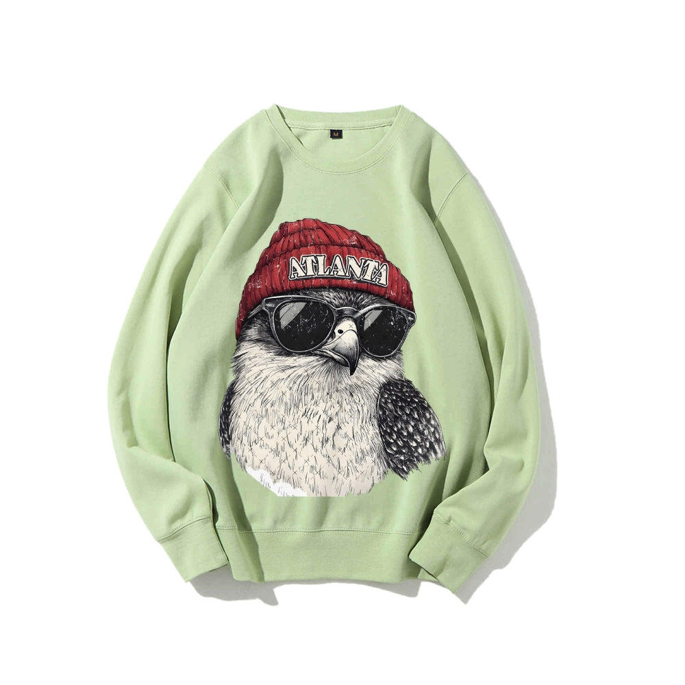 Casual Crewneck Sweatshirt ATLANTA