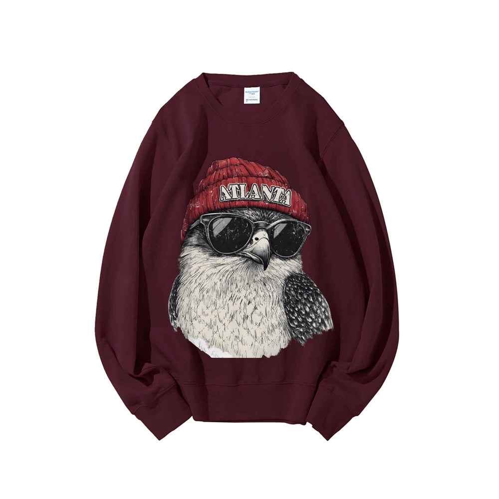 Casual Crewneck Sweatshirt ATLANTA
