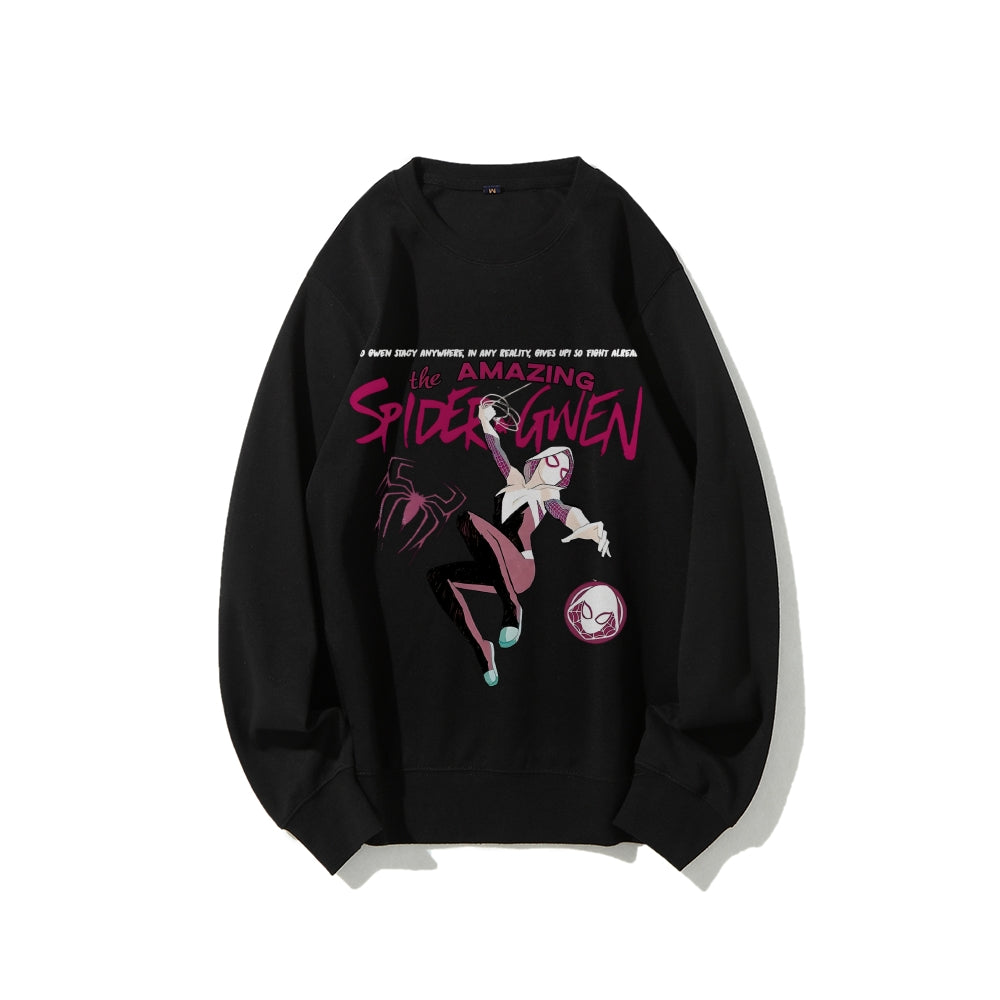 Casual Crewneck Sweatshirt Spider-Man