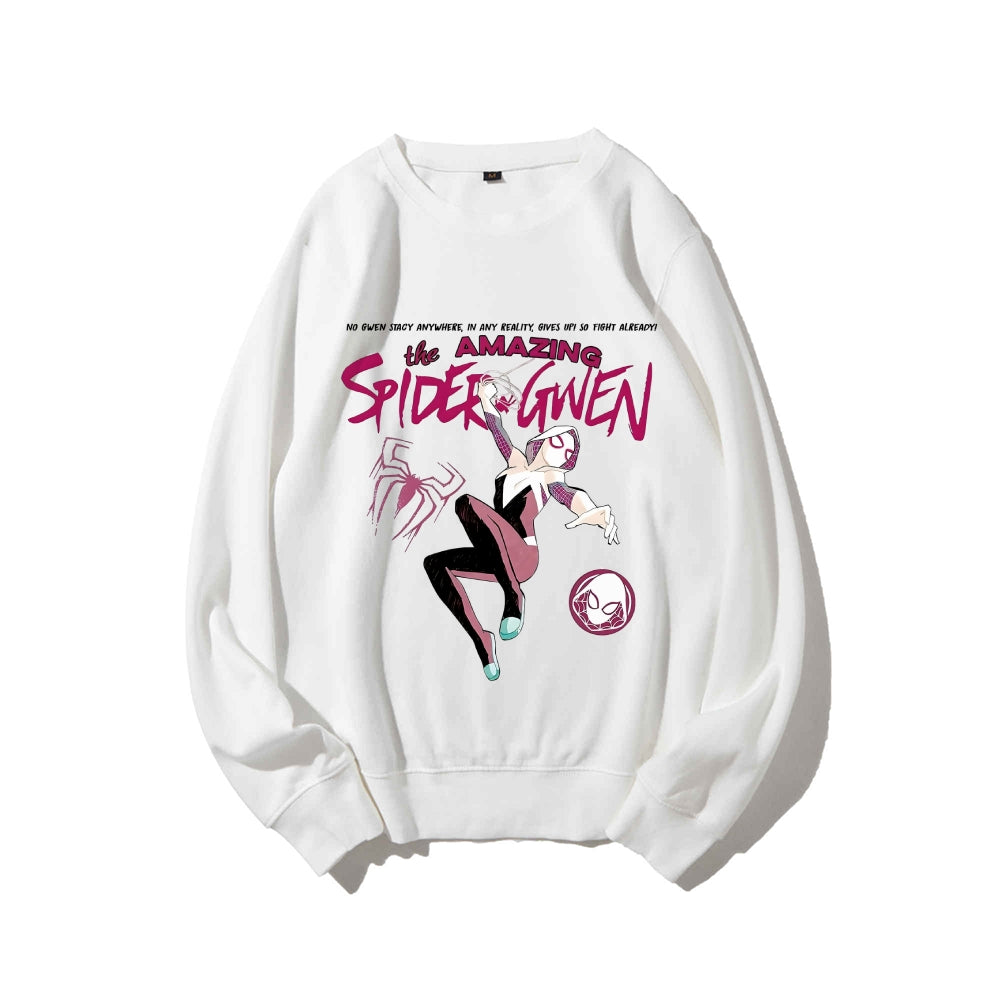 Casual Crewneck Sweatshirt Spider-Man