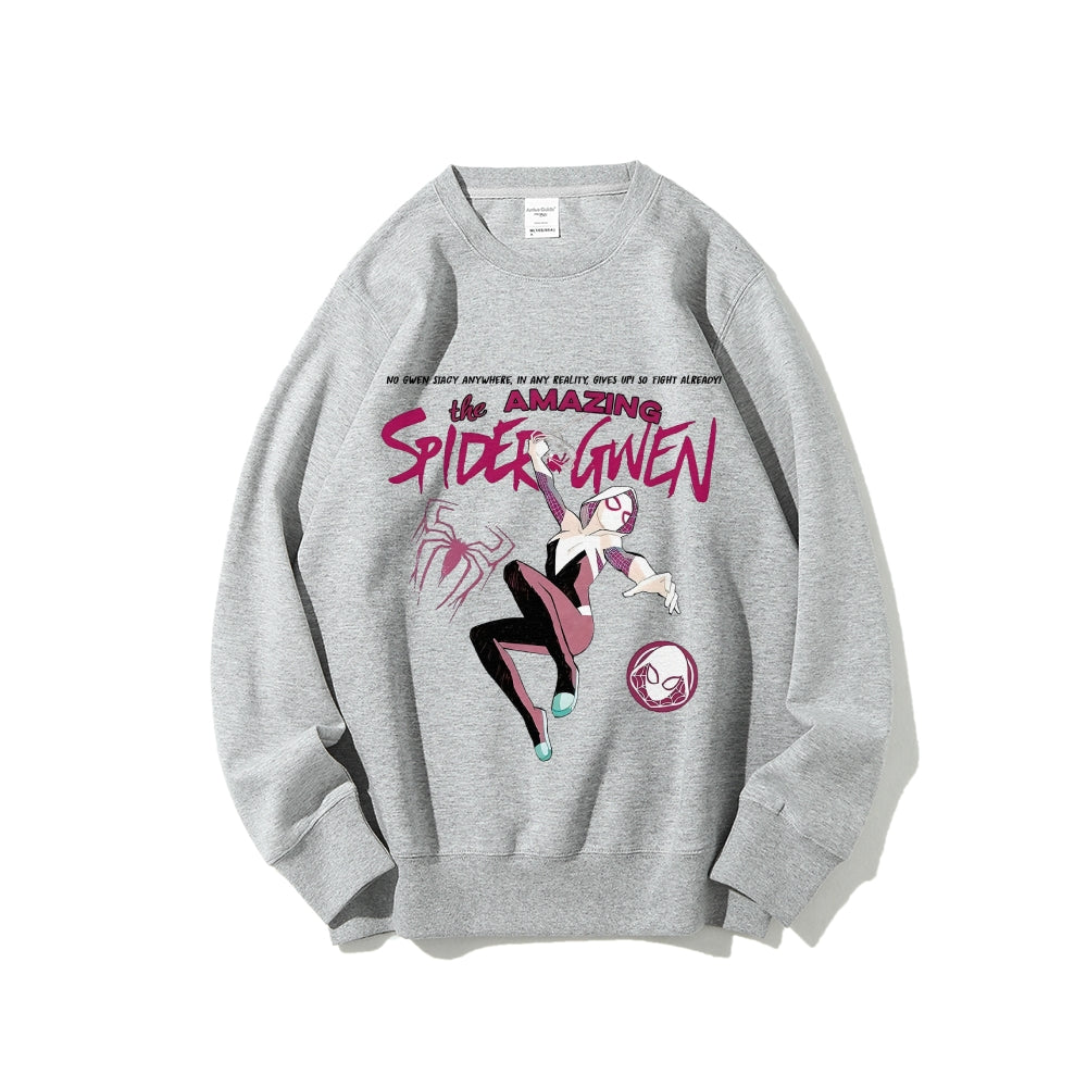 Casual Crewneck Sweatshirt Spider-Man