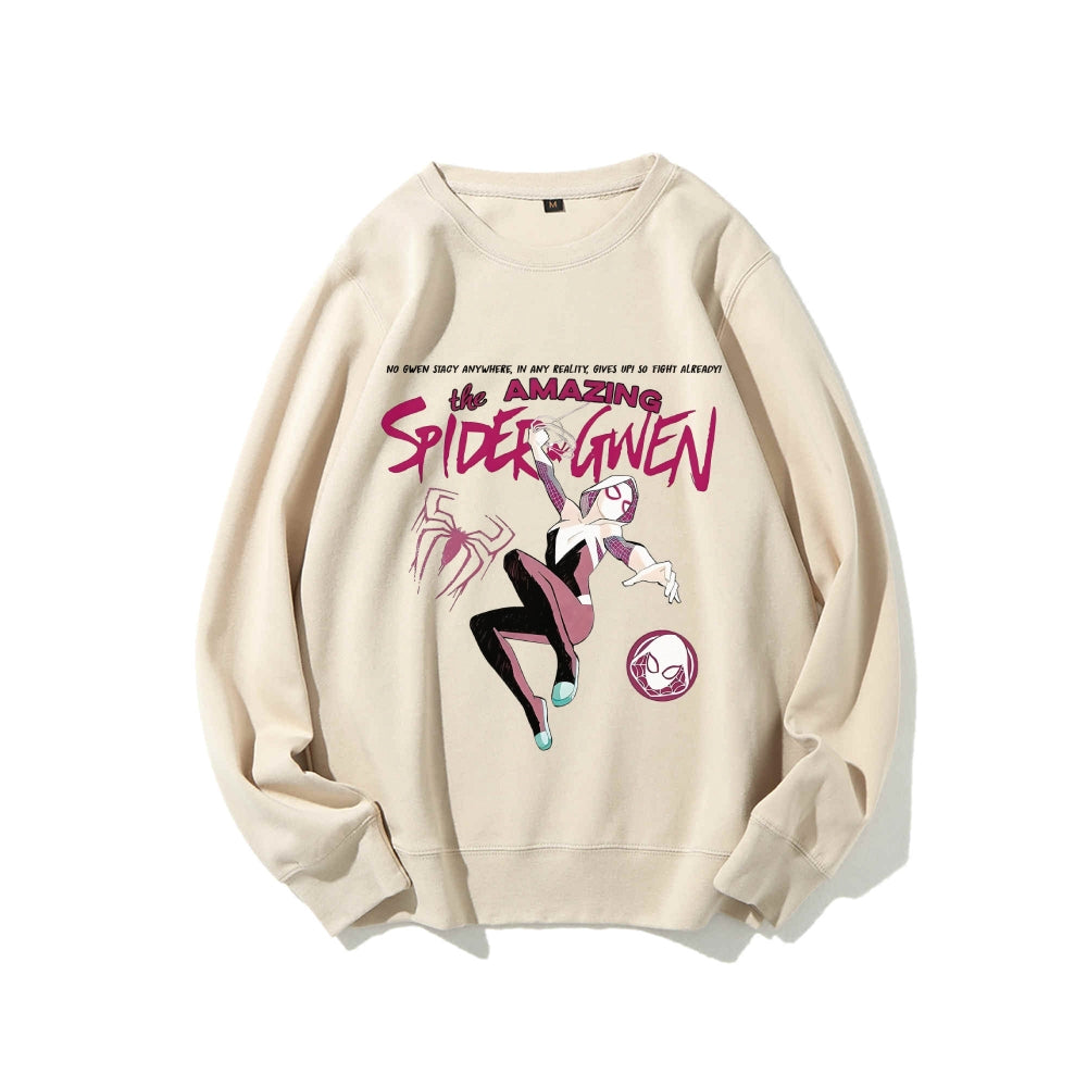Casual Crewneck Sweatshirt Spider-Man