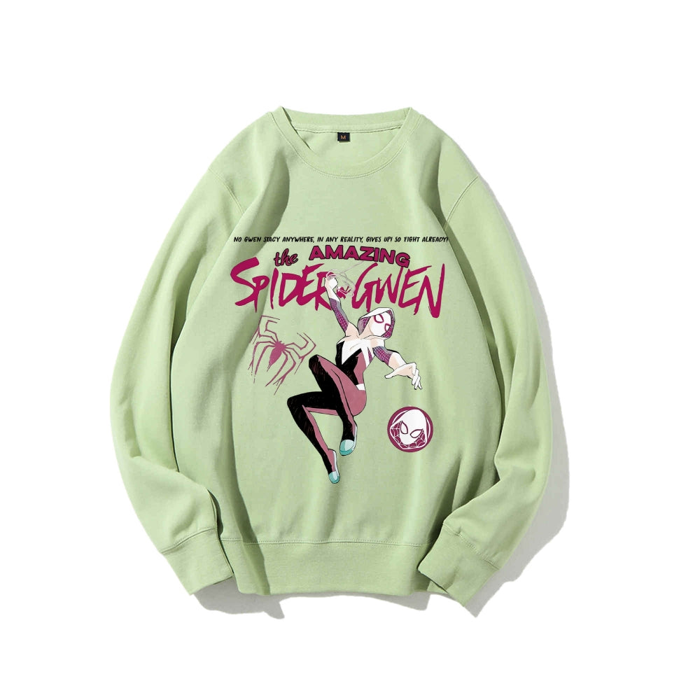 Casual Crewneck Sweatshirt Spider-Man