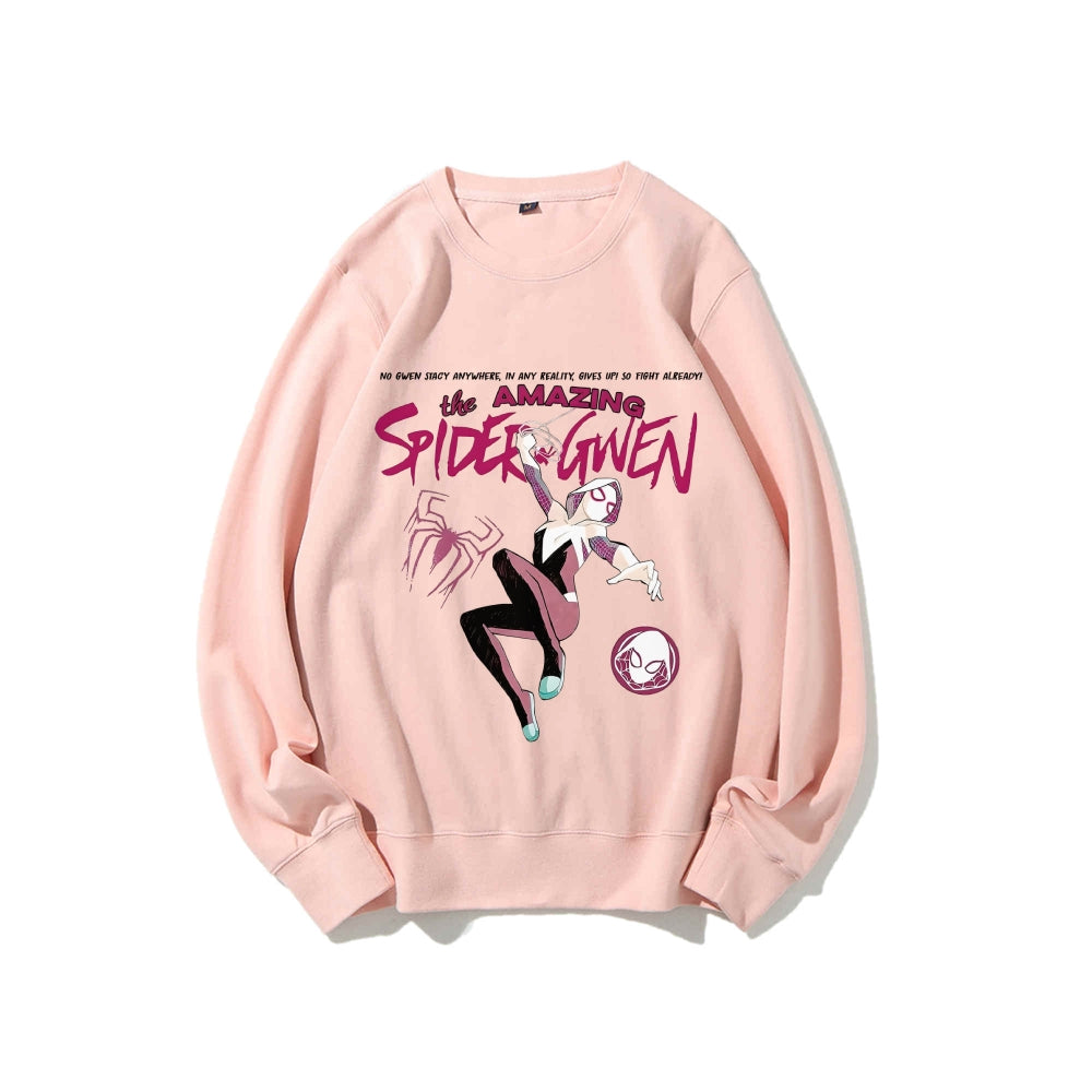 Casual Crewneck Sweatshirt Spider-Man