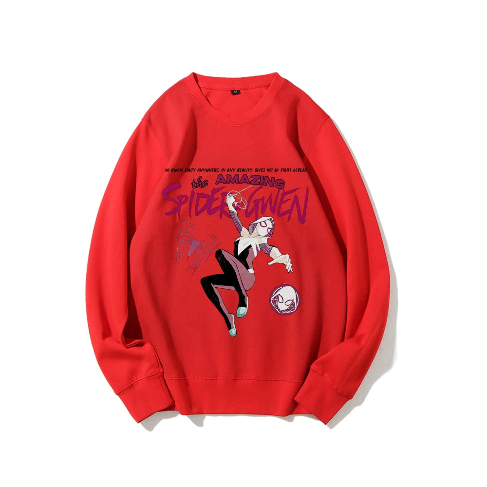 Casual Crewneck Sweatshirt Spider-Man