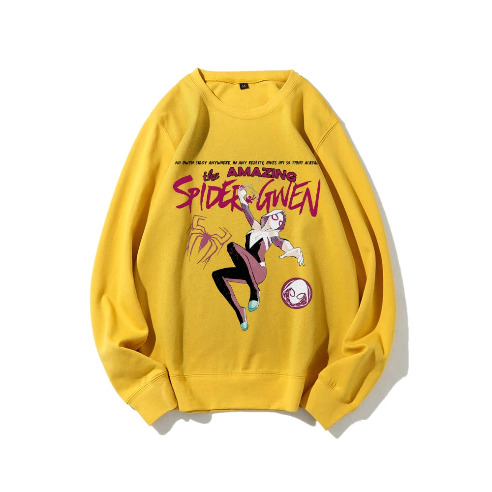 Casual Crewneck Sweatshirt Spider-Man