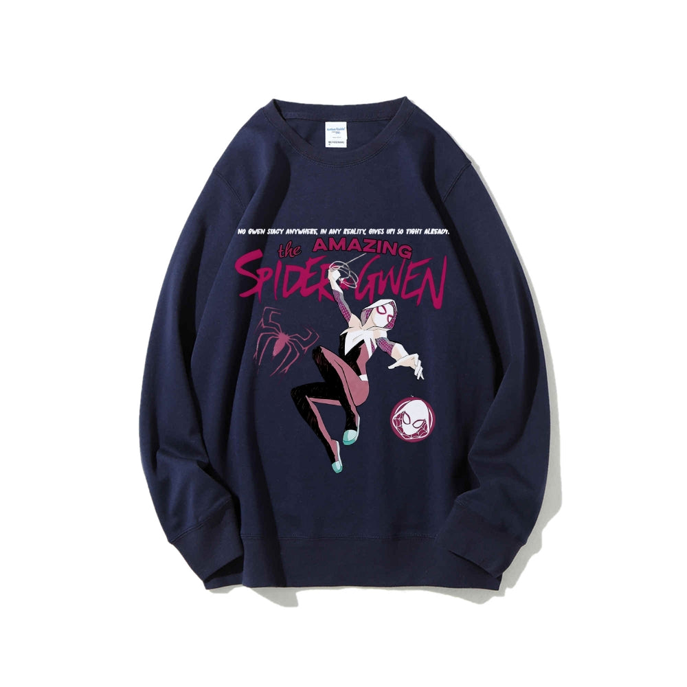 Casual Crewneck Sweatshirt Spider-Man