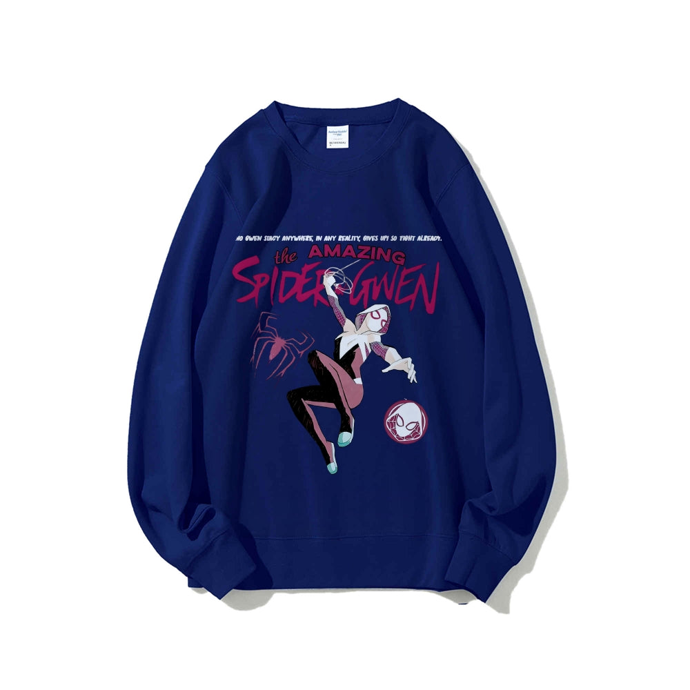 Casual Crewneck Sweatshirt Spider-Man