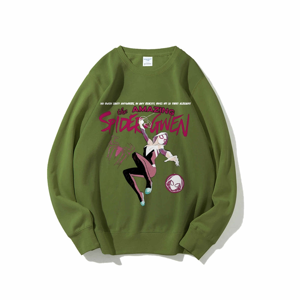 Casual Crewneck Sweatshirt Spider-Man