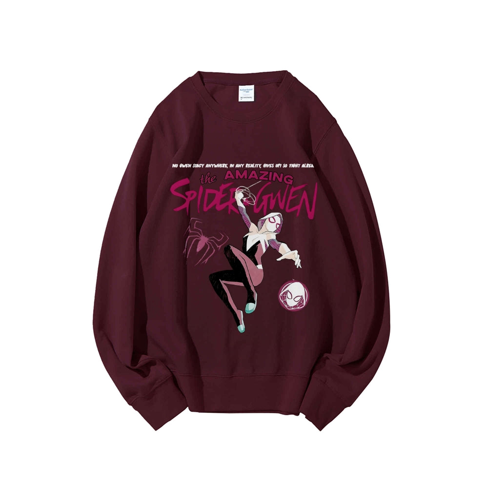 Casual Crewneck Sweatshirt Spider-Man