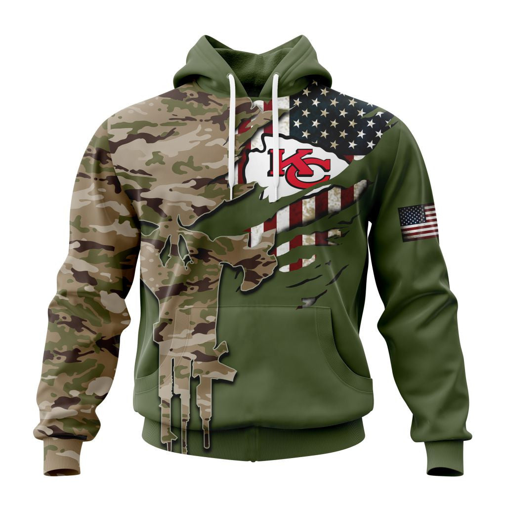 Kansas City Chiefs | Special Camo Design For Veterans Day