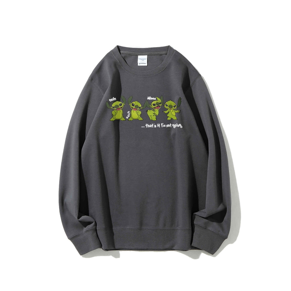 Casual Crewneck Sweatshirt Stitch