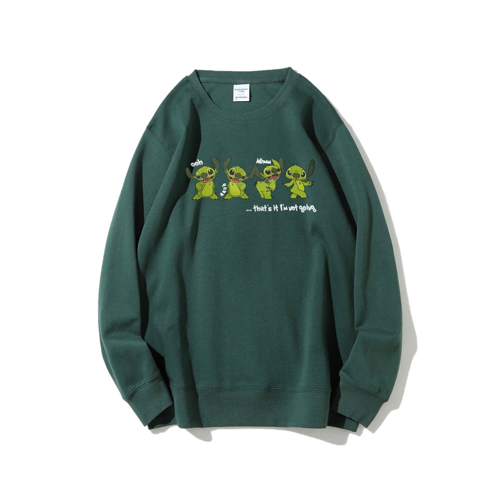 Casual Crewneck Sweatshirt Stitch