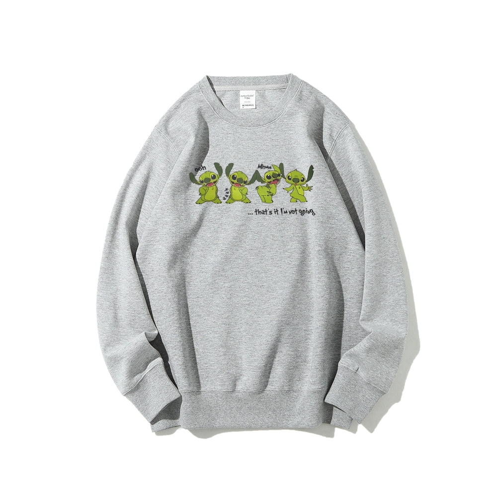 Casual Crewneck Sweatshirt Stitch