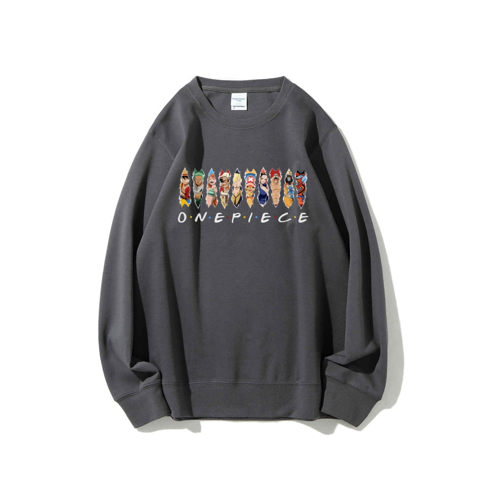 Casual Crewneck Sweatshirt One Piece