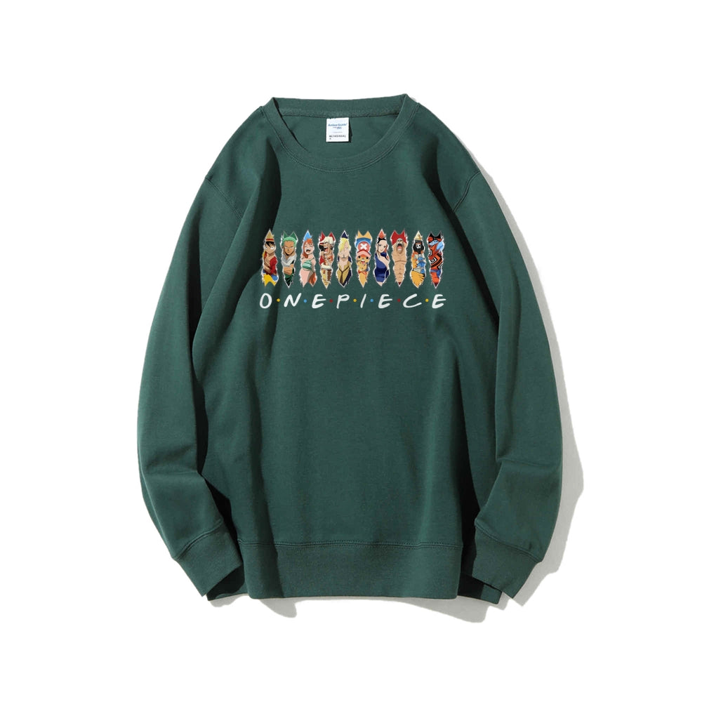 Casual Crewneck Sweatshirt One Piece