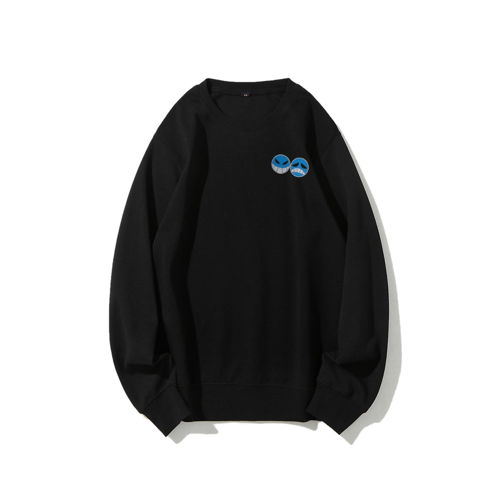 Casual Crewneck Sweatshirt One Piece