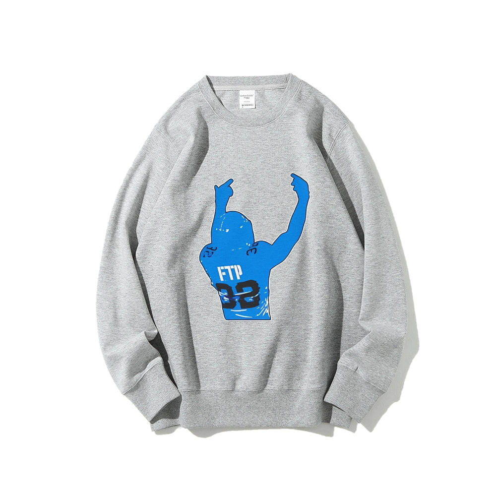 Casual Crewneck Sweatshirt Rugby Lions