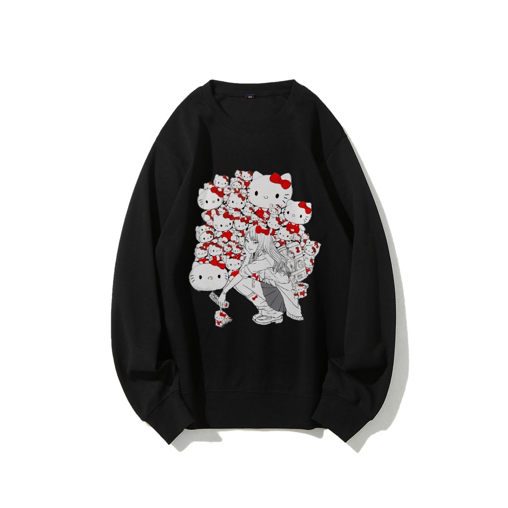 Casual Crewneck Sweatshirt 2506006512