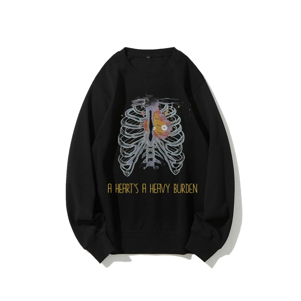 Casual Crewneck Sweatshirt Howl's Moving Castle