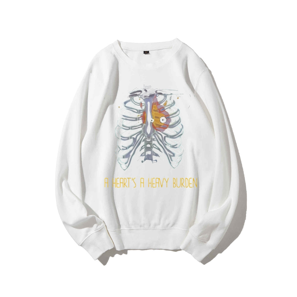 Casual Crewneck Sweatshirt Howl's Moving Castle