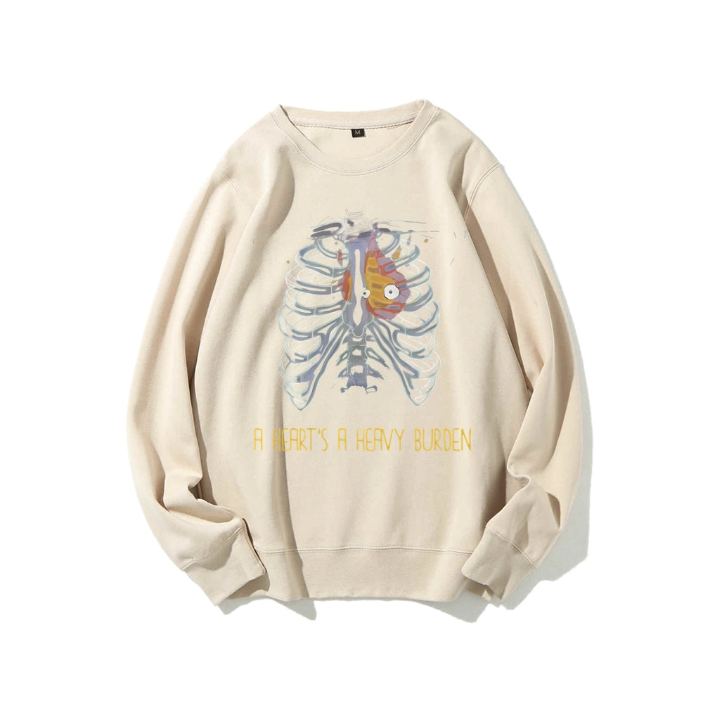 Casual Crewneck Sweatshirt Howl's Moving Castle