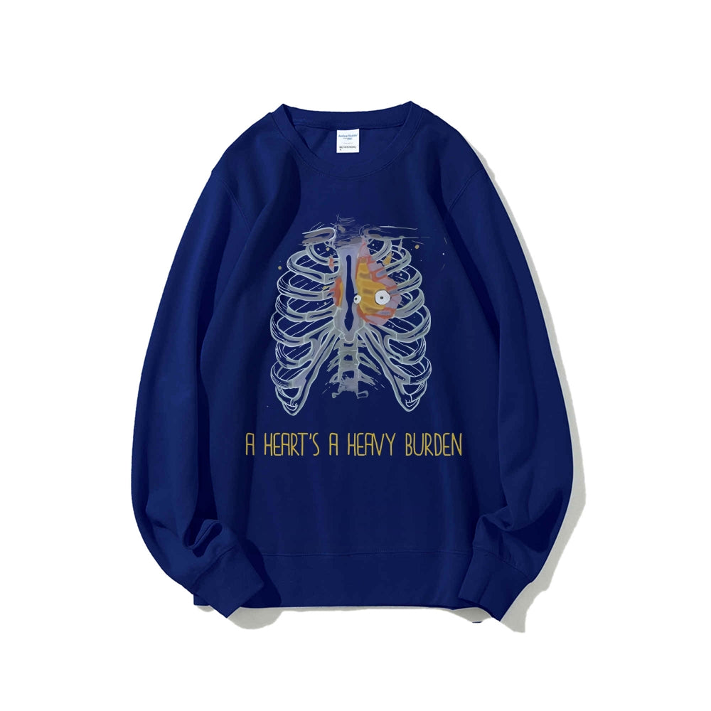 Casual Crewneck Sweatshirt Howl's Moving Castle