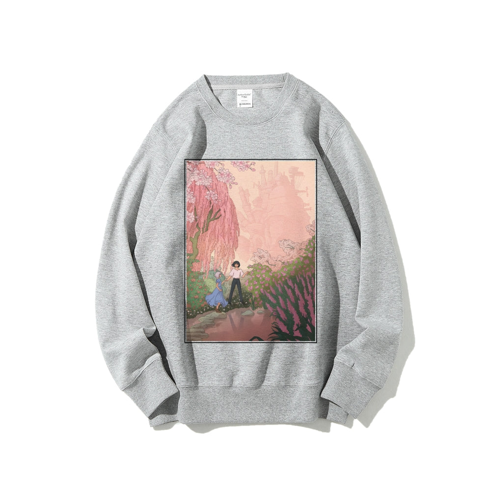 Casual Crewneck Sweatshirt Howl's Moving Castle